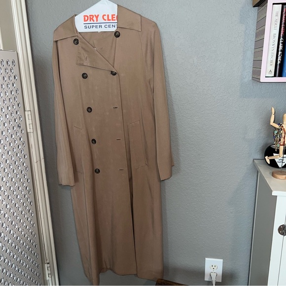 Reformation Tan Trench Coat NWOT - Picture 2 of 12